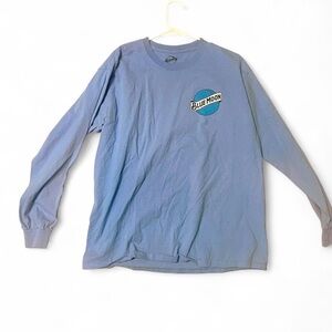 Blue Moon Men's Long Sleeve Tee - Blue